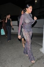 JORDYN WOODS Out for Late Night Dinner at Craig