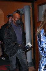 JULIA FOX and Kanye West Out for Dinner at Carbone in New York 01/04/2022