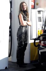 JULIA FOX at a Gas Station in Los Angeles 01/14/2022