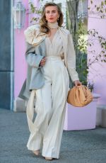 JULIANNE HOUGH Out at Sunset Plaza in West Hollywood 01/25/2022
