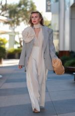 JULIANNE HOUGH Out at Sunset Plaza in West Hollywood 01/25/2022