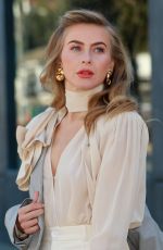 JULIANNE HOUGH Out at Sunset Plaza in West Hollywood 01/25/2022