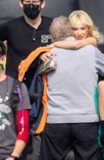 JUNO TEMPLE on the Set of The Offer in Los Angeles 01/03/2022