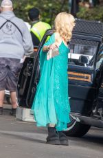 JUNO TEMPLE on the Set of The Offer in Los Angeles 01/03/2022