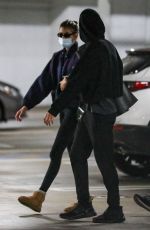 KAIA GERBER and Austin Butler Leaves Yoga Studio in Los Angeles 01/22/2022
