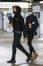 KAIA GERBER and Austin Butler Leaves Yoga Studio in Los Angeles 01/22/2022