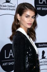 KAIA GERBER Hosts an Art Show Benefiting St. Jude at LA Convention Center in Los Angeles 01/19/2022