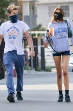 KAIA GERBER Leaves a Grocery Store in Los Angeles 01/18/2022