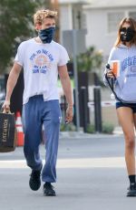 KAIA GERBER Leaves a Grocery Store in Los Angeles 01/18/2022