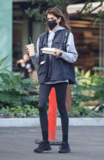 KAIA GERBER Out and About in Los Angeles 01/28/2022
