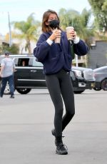 KAIA GERBER Out for Smoothies after Workout in Los Angeles 01/10/2022