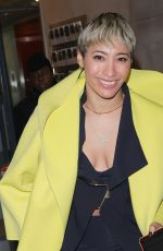 KAREN HAUER Leaves BBC Morning Live TV in London 01/25/2022