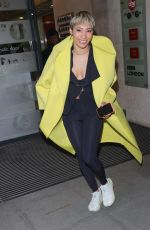 KAREN HAUER Leaves BBC Morning Live TV in London 01/25/2022