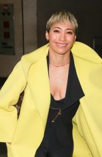 KAREN HAUER Leaves BBC Morning Live TV in London 01/25/2022