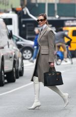 KARLIE KLOSS Out and About in New York 01/25/2022