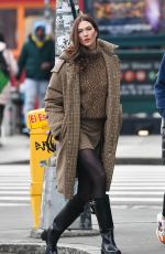 KARLIE KLOSS Out in New York 01/19/2022