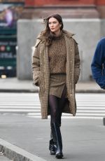 KARLIE KLOSS Out in New York 01/19/2022