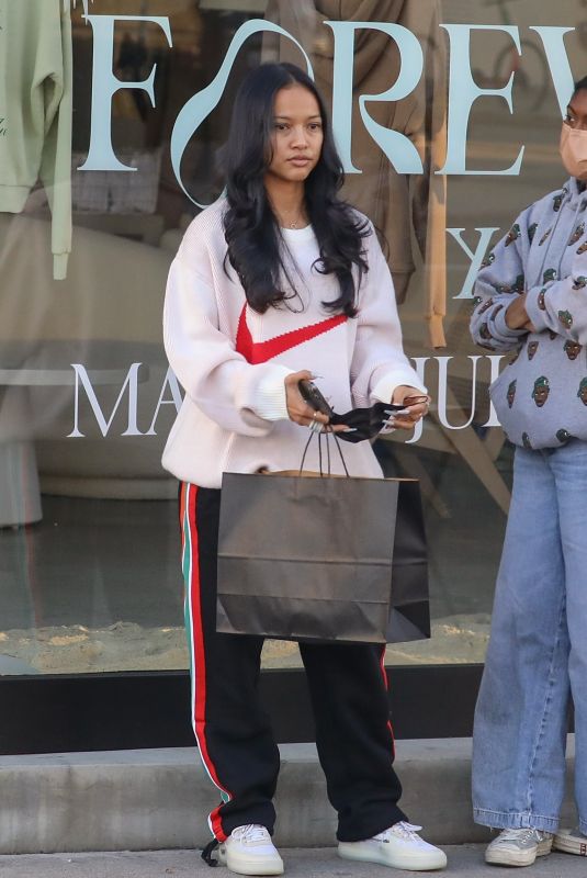 KARRUECHE TRAN Out and About in Beverly Hills 12/31/2021