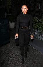 KARRUECHE TRAN Out for Dinner in West Hollywood 01/15/2022
