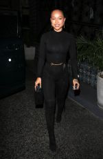 KARRUECHE TRAN Out for Dinner in West Hollywood 01/15/2022