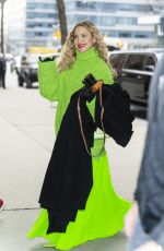 KATE HUDSON Out and About in New York 01/25/2022