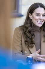 KATE MIDDLETON and Prince William at a Visit to Church on Street in Burnley 01/20/2022