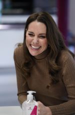 KATE MIDDLETON and Prince William at a Visit to Church on Street in Burnley 01/20/2022