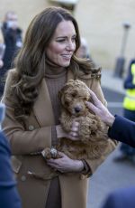 KATE MIDDLETON and Prince William at a Visit to Church on Street in Burnley 01/20/2022
