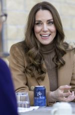 KATE MIDDLETON and Prince William at a Visit to Church on Street in Burnley 01/20/2022