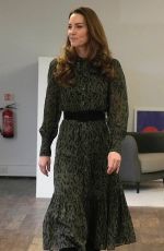KATE MIDDLETON at Shout Mental Heath Center in London 01/26/2022
