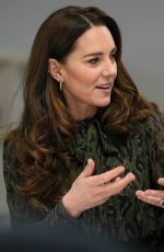 KATE MIDDLETON at Shout Mental Heath Center in London 01/26/2022