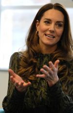 KATE MIDDLETON at Shout Mental Heath Center in London 01/26/2022
