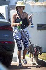 KATE WALSH Out with Her Dog in Perth 01/08/2022
