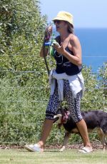 KATE WALSH Out with Her Dog in Perth 01/08/2022