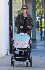 KATHERINE SCHWARZENEGGER Out with Her Baby in Brentwood 01/30/2022