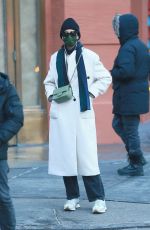 KATIE HOLMES Out and About in New York 01/08/2022