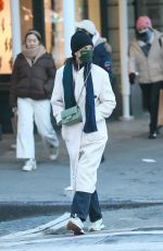 KATIE HOLMES Out and About in New York 01/08/2022