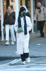 KATIE HOLMES Out and About in New York 01/08/2022