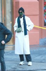 KATIE HOLMES Out and About in New York 01/08/2022