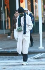 KATIE HOLMES Out and About in New York 01/08/2022