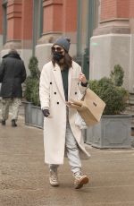 KATIE HOLMES Out and About in New York 01/28/2022
