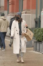 KATIE HOLMES Out and About in New York 01/28/2022
