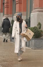 KATIE HOLMES Out and About in New York 01/28/2022