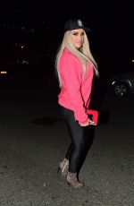 KATIE PRICE Arrives at Amazonica in London 01/17/2022