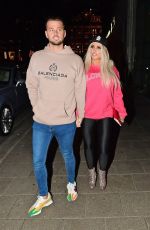 KATIE PRICE Arrives at Amazonica in London 01/17/2022