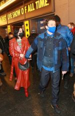 KATY PERRY and Orlando Bloom Leaves Broadway Play American Utopia in New York 01/30/2022