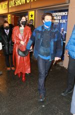 KATY PERRY and Orlando Bloom Leaves Broadway Play American Utopia in New York 01/30/2022