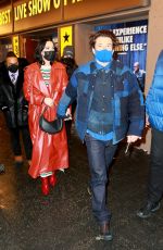 KATY PERRY and Orlando Bloom Leaves Broadway Play American Utopia in New York 01/30/2022