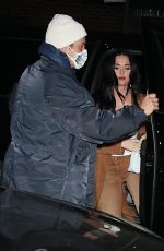 KATY PERRY and Orlando Bloom Out for Dinner at Carbone in New York 01/27/2022