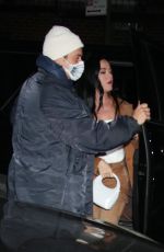 KATY PERRY and Orlando Bloom Out for Dinner at Carbone in New York 01/27/2022